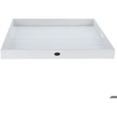 EXCELLENT Set de plateaux de service 3 pcs blanc KO-HZ1930560 Blanc - Publicité EXCELLENT Set de plateaux de service 3 pcs blanc KO-HZ1930560 Blanc - Publicité