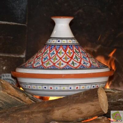 YODECO Tajine Bakir rouge - D 31 cm Rouge - Publicité YODECO Tajine Bakir rouge - D 31 cm Rouge - Publicité