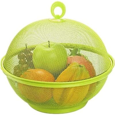 FABLCREW Panier de Fruits avec CouvercleCorbeille à Fruits avec Couvercle Boîte de Rangement pour Table à Manger Vert Vert - Publicité FABLCREW Panier de Fruits avec CouvercleCorbeille à Fruits avec Couvercle Boîte de Rangement pour Table à Manger Vert Vert - Publicité