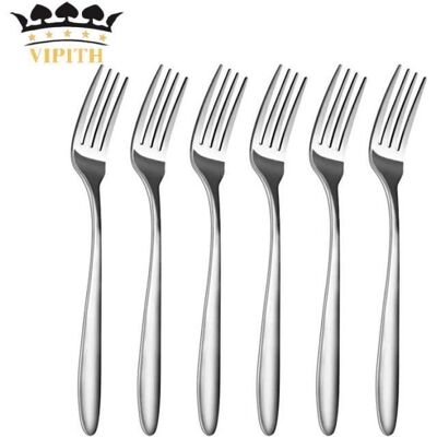 Fourchettes de table - VIPITH - Ensemble de 12 - Acier inoxydable - Argent - Lave-vaisselle compatible - Publicité Fourchettes de table - VIPITH - Ensemble de 12 - Acier inoxydable - Argent - Lave-vaisselle compatible - Publicité
