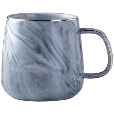 ZULBCEO Tasse à café en céramique tasse à grande anse pour café thé lait et chocolat passe au lave-vaisselle et au micro-ondes Gris - Publicité ZULBCEO Tasse à café en céramique tasse à grande anse pour café thé lait et chocolat passe au lave-vaisselle et au micro-ondes Gris - Publicité