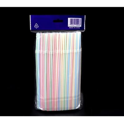 Pailles élastiques colorées 600PCS adaptées à toutes sortes de boissons cocktails jus de fruits lait thé bar de mariage - Publicité Pailles élastiques colorées 600PCS adaptées à toutes sortes de boissons cocktails jus de fruits lait thé bar de mariage - Publicité