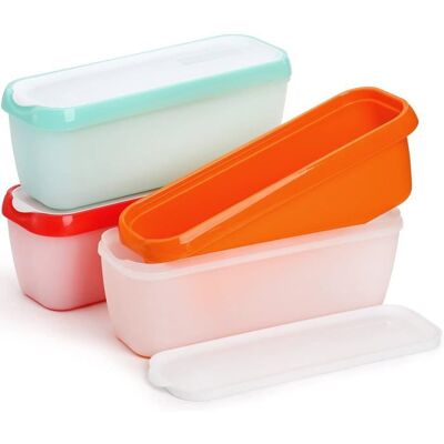 NOBRAND Lot de 3 contenants à glace bac à glace long de 15 L compatible lave-vaisselle - Publicité NOBRAND Lot de 3 contenants à glace bac à glace long de 15 L compatible lave-vaisselle - Publicité