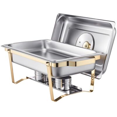Chauffe-Plat - DUOKU - HZ-433B - 4 Pièces - Acier Inoxydable - 75 L Gris - Publicité Chauffe-Plat - DUOKU - HZ-433B - 4 Pièces - Acier Inoxydable - 75 L Gris - Publicité
