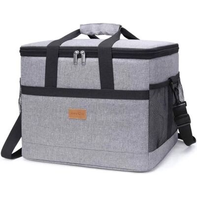 NOBRAND Sac Isotherme - Lifewit - 30L - Portable - Idéal Pique-Nique - Dimensions 405x265x31 cm Gris - Publicité NOBRAND Sac Isotherme - Lifewit - 30L - Portable - Idéal Pique-Nique - Dimensions 405x265x31 cm Gris - Publicité