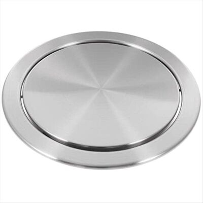 SODIAL Couvercle de Poubelle Simple avec œIllets IntéGréS sur Le Comptoir Couvercle Rond à Rabat Pivotant Pour Cuisine Salle de Bain - Publicité SODIAL Couvercle de Poubelle Simple avec œIllets IntéGréS sur Le Comptoir Couvercle Rond à Rabat Pivotant Pour Cuisine Salle de Bain - Publicité