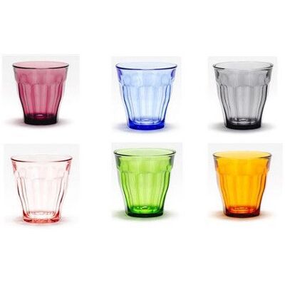 Gobelets - DURALEX - Picardie - 25 cl - Lot de 6 - Verre trempé coloré Vert - Publicité Gobelets - DURALEX - Picardie - 25 cl - Lot de 6 - Verre trempé coloré Vert - Publicité