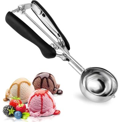 ZENTRONIS Cuillère à Crème Glacée en Acier Inoxydable 304 Cuillere a Glace Cuillère à Cupcake Cuillère à Muffins Cuillère à Biscuits - Publicité ZENTRONIS Cuillère à Crème Glacée en Acier Inoxydable 304 Cuillere a Glace Cuillère à Cupcake Cuillère à Muffins Cuillère à Biscuits - Publicité