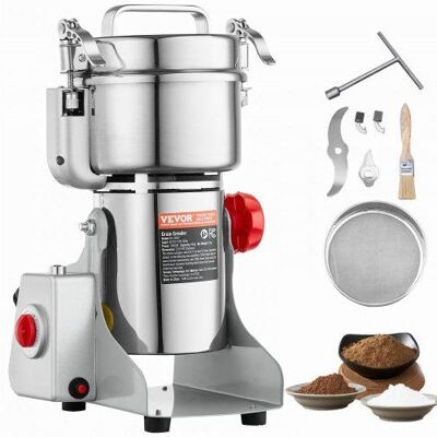 VEVOR Moulin Épices Électrique 500 g broyeur grains 2000 W inox oscillant céréales - Publicité VEVOR Moulin Épices Électrique 500 g broyeur grains 2000 W inox oscillant céréales - Publicité