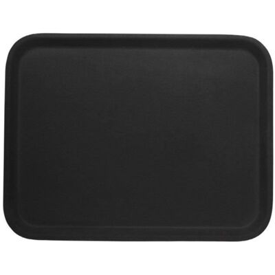 VISIODIRECT Plateau rectangulaire noir en Polypropylène - 51 x 38 cm Noir - Publicité VISIODIRECT Plateau rectangulaire noir en Polypropylène - 51 x 38 cm Noir - Publicité