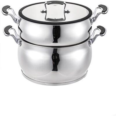 LAGUIOLE CUISSON - Couscoussier inox 24cm Gris - Publicité LAGUIOLE CUISSON - Couscoussier inox 24cm Gris - Publicité