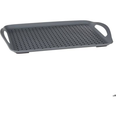5FIVE - SIMPLY SMART Vassoio antidérapant 45x32cm - Gris - Tray - Publicité 5FIVE - SIMPLY SMART Vassoio antidérapant 45x32cm - Gris - Tray - Publicité