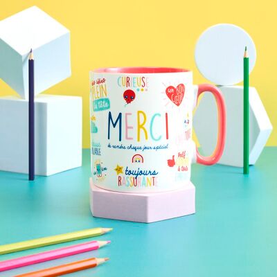 Mug - THE CONCEPT FACTORY - Merci Maîtresse - 70 cl - Multicolore - Publicité Mug - THE CONCEPT FACTORY - Merci Maîtresse - 70 cl - Multicolore - Publicité