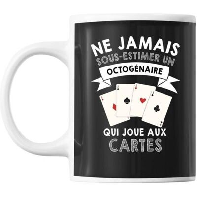 Mug - Personnalisé - 80 ans - Céramique - Résistant lave-vaisselle - 325 ml Blanc - Publicité Mug - Personnalisé - 80 ans - Céramique - Résistant lave-vaisselle - 325 ml Blanc - Publicité