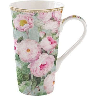 Easy Life Mug en Porcelaine - EASYLIFE - Roses en Bloom - 600 ml - Compatible Micro-ondes - Lavable au Lave-vaisselle Rose - Publicité Easy Life Mug en Porcelaine - EASYLIFE - Roses en Bloom - 600 ml - Compatible Micro-ondes - Lavable au Lave-vaisselle Rose - Publicité