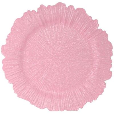 ASSIETTE PRÉSENTATION RÉUTILISABLE 33CM ROSE- VAISSELLE DE FÊTE Rose - Publicité ASSIETTE PRÉSENTATION RÉUTILISABLE 33CM ROSE- VAISSELLE DE FÊTE Rose - Publicité