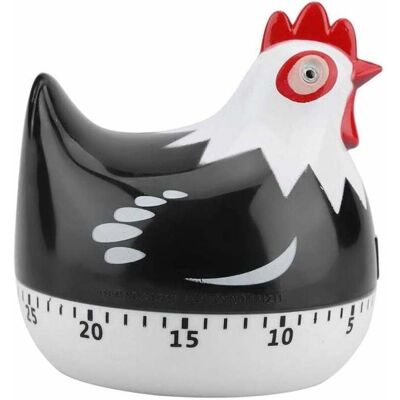 MEOIRUERY Minuteur en forme de poule de dessin animé minuteur de cuisine peut être utilisé pour chronométrer les études noir. Publicité MEOIRUERY Minuteur en forme de poule de dessin animé minuteur de cuisine peut être utilisé pour chronométrer les études noir. Publicité