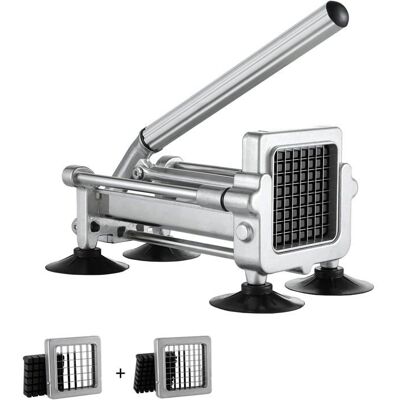 VEVOR Coupe-légumes manuel - Lames en inox 127 mm et 95 mm - Poignée ergonomique antidérapante - Publicité VEVOR Coupe-légumes manuel - Lames en inox 127 mm et 95 mm - Poignée ergonomique antidérapante - Publicité