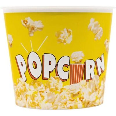 PROCOS Seau à Pop Corn réutilisable Jaune Jaune - Publicité PROCOS Seau à Pop Corn réutilisable Jaune Jaune - Publicité