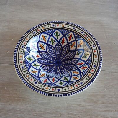 YODECO Assiette Tebsi Bakir bleu - D 23 cm - Publicité YODECO Assiette Tebsi Bakir bleu - D 23 cm - Publicité