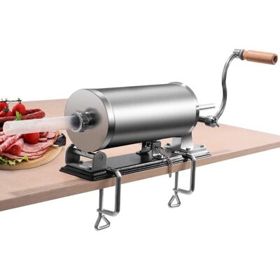 XJING-Machine à remplir les saucisses 3.6L-Acier inoxydable-Horizontale-Argent - Publicité XJING-Machine à remplir les saucisses 3.6L-Acier inoxydable-Horizontale-Argent - Publicité