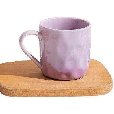 Tassetasse violette dégradéetasse à café en céramique de 380 ml convient aux cadeaux de bureau et de maison Violet - Publicité Tassetasse violette dégradéetasse à café en céramique de 380 ml convient aux cadeaux de bureau et de maison Violet - Publicité