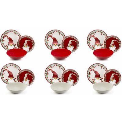 Holly Gnomo service de vaisselle en porcelaine 18 pièces - Dinnerware set - Publicité Holly Gnomo service de vaisselle en porcelaine 18 pièces - Dinnerware set - Publicité