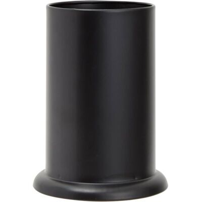 BUXTRADE Porte-ustensiles noir mat pour lorganisation de la cuisine pot à pailles en métal pour la décoration du comptoir - Noir - Publicité BUXTRADE Porte-ustensiles noir mat pour lorganisation de la cuisine pot à pailles en métal pour la décoration du comptoir - Noir - Publicité