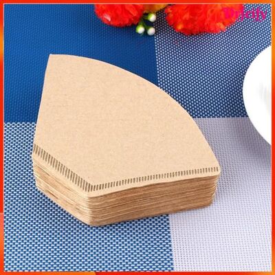 Papiers filtres à café (cônes) - AKOZON - 100 pcs - Papier de bois - 2–4 tasses - Ø sup 165 cm x h 102 cm - Publicité Papiers filtres à café (cônes) - AKOZON - 100 pcs - Papier de bois - 2–4 tasses - Ø sup 165 cm x h 102 cm - Publicité