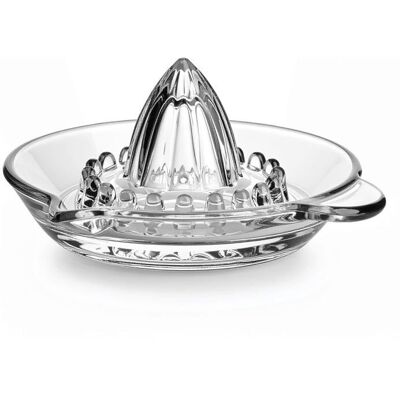 Presse-agrumes en verre - RUSSBOY - Verre transparent - Diamètre 142 cm - Bec verseur pratique - Poignée ergonomique - Publicité Presse-agrumes en verre - RUSSBOY - Verre transparent - Diamètre 142 cm - Bec verseur pratique - Poignée ergonomique - Publicité