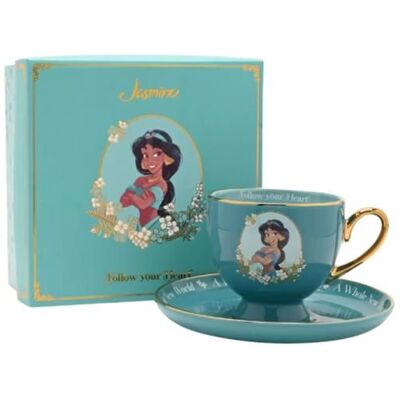 WIDDOP AND CO Set Tasse Et Soucoupe Disney Jasmine - Publicité WIDDOP AND CO Set Tasse Et Soucoupe Disney Jasmine - Publicité