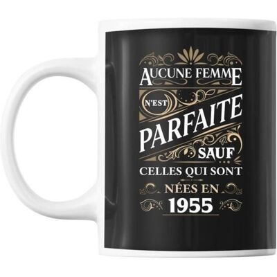 Mug - Femme Parfaite - 1955 - Céramique - Vintage - 325 ml Blanc - Publicité Mug - Femme Parfaite - 1955 - Céramique - Vintage - 325 ml Blanc - Publicité