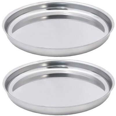 Lot de 2 plateaux pour fruits de mer - FACKELMANN - Spécialités Culinaires - 34 7 cm Gris - Publicité Lot de 2 plateaux pour fruits de mer - FACKELMANN - Spécialités Culinaires - 34 7 cm Gris - Publicité