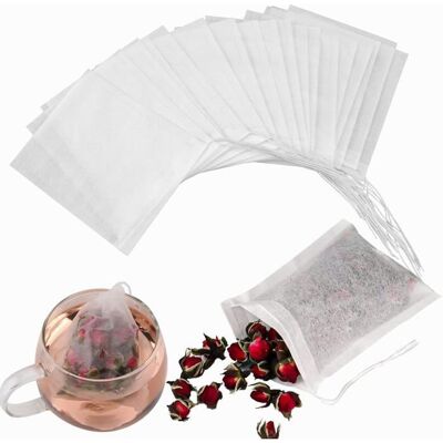 HANDEIU Sachets de thé 200 pièces filtre en papier 55 cm x 7 cm. Publicité HANDEIU Sachets de thé 200 pièces filtre en papier 55 cm x 7 cm. Publicité