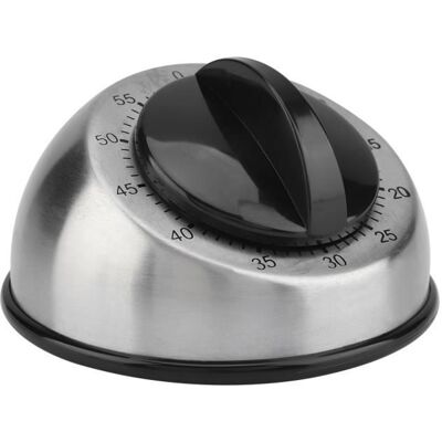 Minuterie de Cuisine - TBEST - Acier Inoxydable - 60 Minutes - Mécanique - Antirouille Blanc - Publicité Minuterie de Cuisine - TBEST - Acier Inoxydable - 60 Minutes - Mécanique - Antirouille Blanc - Publicité