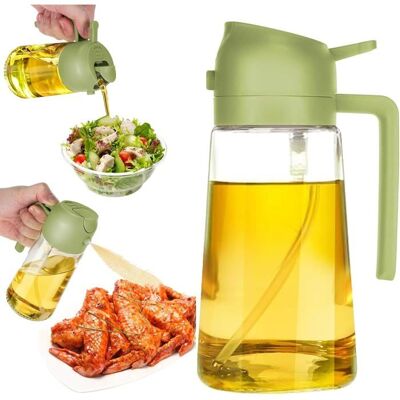 Pulvérisateur dhuile 2 en 1 - Ulisem - 500 ml - Bec verseur - Pulvérisateur intégré - Publicité Pulvérisateur dhuile 2 en 1 - Ulisem - 500 ml - Bec verseur - Pulvérisateur intégré - Publicité