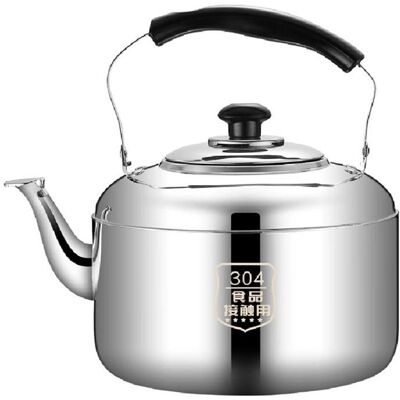 SODIAL Bouilloire 3L en Acier Inoxydable 304 Grande Capacité pour la Maison Bouilloire à Boire - Publicité SODIAL Bouilloire 3L en Acier Inoxydable 304 Grande Capacité pour la Maison Bouilloire à Boire - Publicité