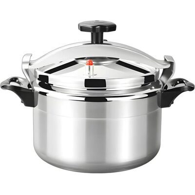 PRUMYA Cocotte Minute En Aluminium 9L - Haute Pression Anti-Explosion Double Fond 26cm Autocuiseur Rapide Sécurisé Pour Gaz Cuisine Maison Gris - Publicité PRUMYA Cocotte Minute En Aluminium 9L - Haute Pression Anti-Explosion Double Fond 26cm Autocuiseur Rapide Sécurisé Pour Gaz Cuisine Maison Gris - Publicité