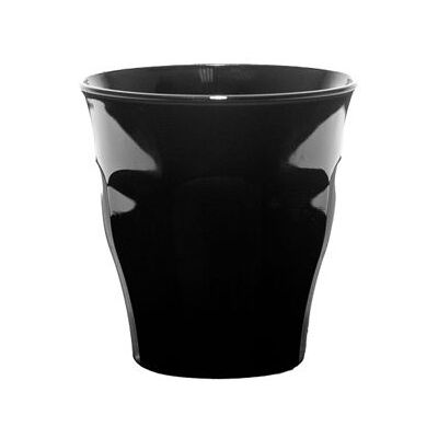 Boite de 6 gobelets Picardie noir 9 cl - Duralex Noir - Publicité Boite de 6 gobelets Picardie noir 9 cl - Duralex Noir - Publicité