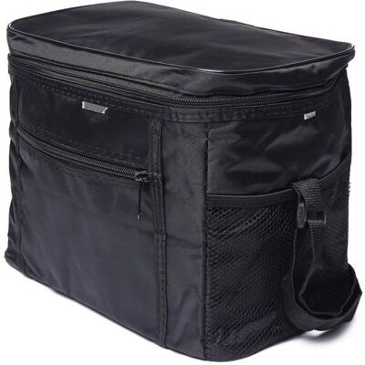 Sac Isotherme Glacière Repas Goûter Déjeuner Pique-nique Voyage Noir Noir - Publicité Sac Isotherme Glacière Repas Goûter Déjeuner Pique-nique Voyage Noir Noir - Publicité