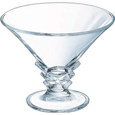 VISIODIRECT Lot de 6 Coupes à dessert transparentes en verre - 21 cl Blanc - Publicité VISIODIRECT Lot de 6 Coupes à dessert transparentes en verre - 21 cl Blanc - Publicité