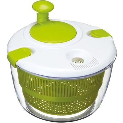 SANS MARQUE Essoreuse à salade de luxe avec plateau sans BPA et facile à nettoyer grand format blanc/vert 25 cm - Publicité SANS MARQUE Essoreuse à salade de luxe avec plateau sans BPA et facile à nettoyer grand format blanc/vert 25 cm - Publicité