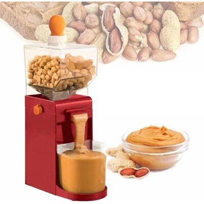 Moulin Électrique MLBQ pour Pâte de Cacahuète Broyeur Compact Cuisine Prise UK Inox 500W Rouge - Publicité Moulin Électrique MLBQ pour Pâte de Cacahuète Broyeur Compact Cuisine Prise UK Inox 500W Rouge - Publicité