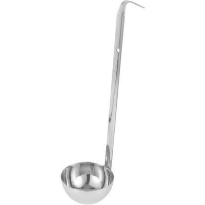 EINNENFFER 1 Louche Acier inoxydable 90ml Poignée ergonomique Surface lisse Crochet suspension Cuisine Restaurant . Publicité EINNENFFER 1 Louche Acier inoxydable 90ml Poignée ergonomique Surface lisse Crochet suspension Cuisine Restaurant . Publicité