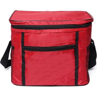 Sac Isotherme Glacière Repas Goûter Déjeuner Pique-nique Voyage Rouge Rouge - Publicité Sac Isotherme Glacière Repas Goûter Déjeuner Pique-nique Voyage Rouge Rouge - Publicité