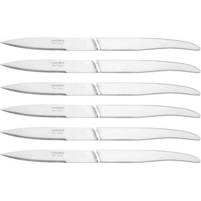 LAGUIOLE Couteau Stylup inox - Lot de 6 Gris - Publicité LAGUIOLE Couteau Stylup inox - Lot de 6 Gris - Publicité