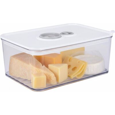 MEOIRUERY 1 Boite Fromage 1650 MlCouvercle HermétiqueDateur IntégréDesign EmpilableMatériau TransparentKitchen - Publicité MEOIRUERY 1 Boite Fromage 1650 MlCouvercle HermétiqueDateur IntégréDesign EmpilableMatériau TransparentKitchen - Publicité