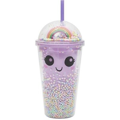 Gobelet - THE CONCEPT FACTORY - Kawaii Violet Arc-en-ciel - 350ml - Plastique - Compatible lave-vaisselle Violet - Publicité Gobelet - THE CONCEPT FACTORY - Kawaii Violet Arc-en-ciel - 350ml - Plastique - Compatible lave-vaisselle Violet - Publicité