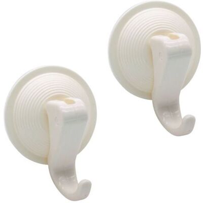 Lot de 2 crochets avec 2 ustensiles de cuisine Fackelmann Tecno Blanc - Publicité Lot de 2 crochets avec 2 ustensiles de cuisine Fackelmann Tecno Blanc - Publicité