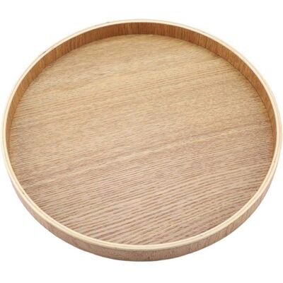 NOBRAND Plateau rond plateau en bois massif pour thé café et snacks pour cuisine et restaurant (24 cm) Beige - Publicité NOBRAND Plateau rond plateau en bois massif pour thé café et snacks pour cuisine et restaurant (24 cm) Beige - Publicité